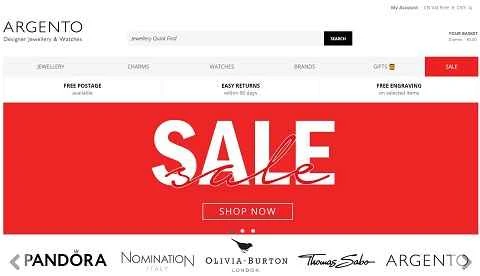 アルジェント公式英国オンラインジュエリーストア