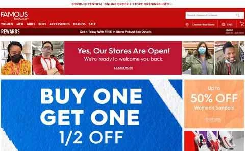 有名なフットウェアカナダ公式サイト - 有名なフットウェアブランド