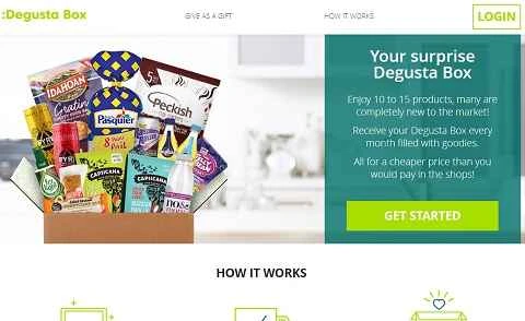 Degusta Box UK 公式サイト（イタリアンスナックのウェブサイト）