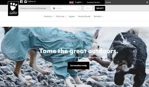 Hurtta公式サイト：フィンランドのペット犬用アウトドアブランド
