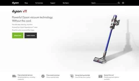 ダイソンUK公式ウェブサイト