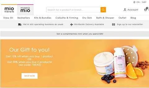Mio Skincare 公式ウェブサイト: イギリスのナチュラル＆オーガニック マタニティ製品ブランド。