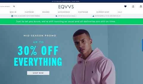 Eqvvs 公式サイト: イギリスのメンズとレディースのファッション デザイン ブランド。