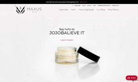 アメリカのネイルケアブランド、Maxus Nails。