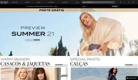 BoBo はブラジルの高級品ウェブサイトです。