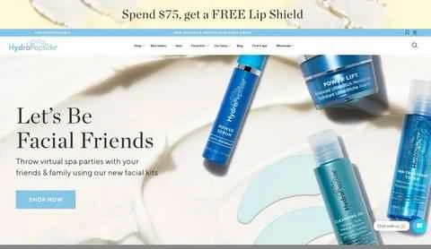 アメリカのスキンケアブランド、HydroPeptide。