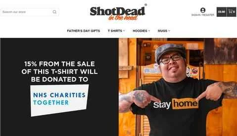 Shot Dead In The Head 公式サイト：クールなイギリスのファッション・アパレル・ショッピングサイト