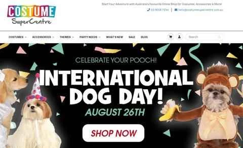 コスチューム・スーパーセンター・オーストラリア公式ウェブサイト