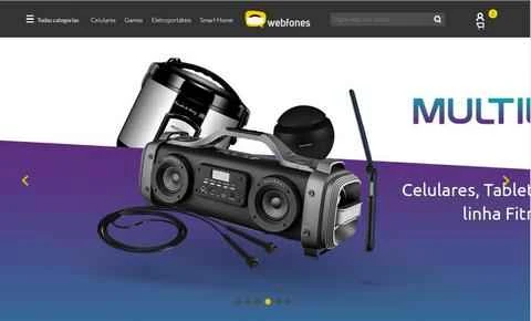 Webfones公式サイト、ブラジルの家電ショッピングサイト