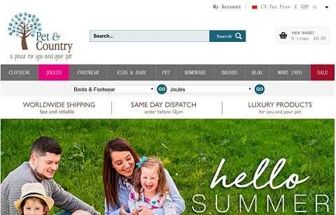 ペット＆カントリー - 英国カントリースタイルとペット用品のエキスパート