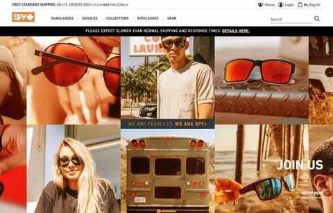 SPY公式サイト：プロフェッショナルアメリカンスポーツアイウェアブランド