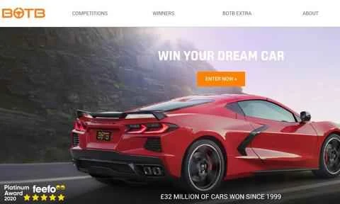 BOTB公式英国宝くじウェブサイト