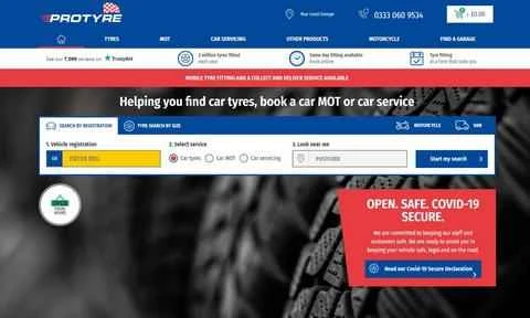 英国の自動車用品小売業者、Protyre。