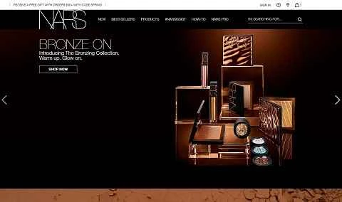 アメリカのプロフェッショナルメイクアップブランドNARSの公式サイト