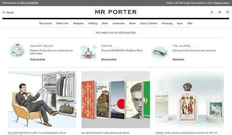 Mr Porter公式サイト イギリスのメンズウェアショッピングサイト