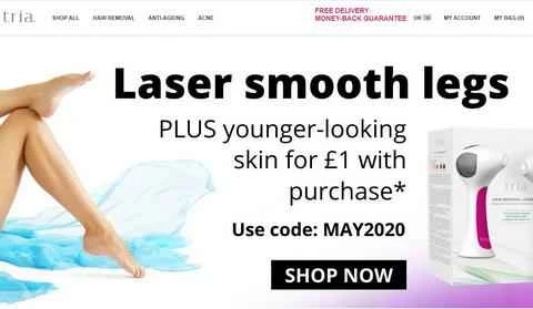 トリアビューティー公式サイト、英国のスキンケア製品