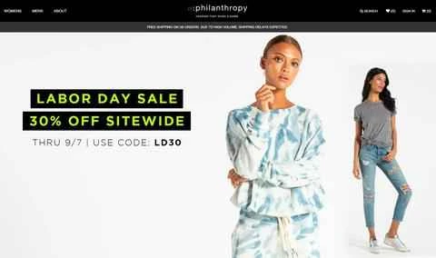 アメリカのラグジュアリーカジュアルブランド、n:PHILANTHROPY公式サイト