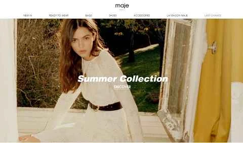 Maje UK公式サイト：フランスの名門高級ブランド
