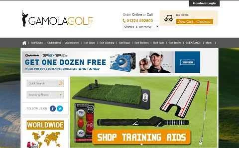 ガモラゴルフ公式サイト：英国最大のゴルフ用品店