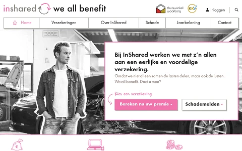 InSharedウェブサイト NL オランダの保険会社