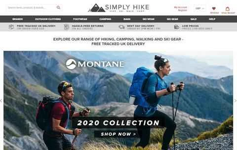 Simply Hike公式サイト - イギリスのアウトドア用品オンラインショッピングサイト