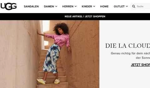 UGGドイツ公式サイト：アメリカの高級アパレルブランド