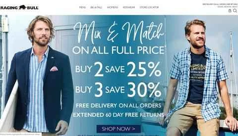 イギリスのカジュアルウェアブランド、レイジングブル。