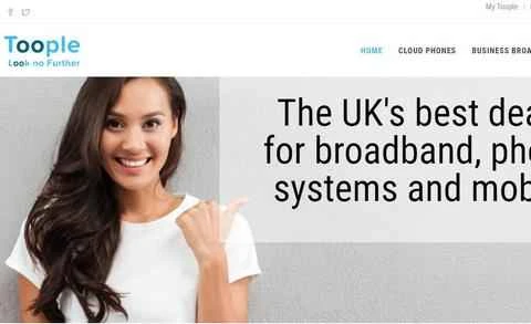 Toople UK ウェブサイト - エンタープライズ ブロードバンド サービス プロバイダー