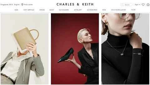 チャールズ＆キース シンガポール オフィシャルウェブサイト
