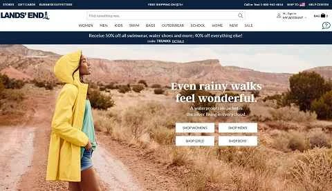 ランズエンド公式サイト：アメリカ最大のアパレル小売業者