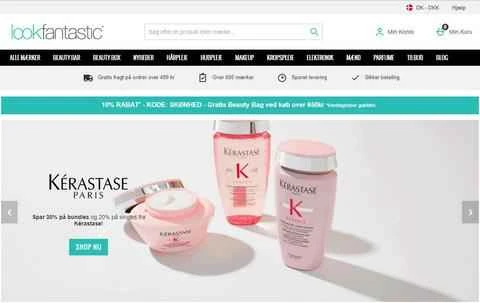 Lookfantastic Denmark 公式サイト