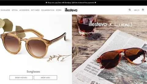 illesteva公式サイト：ヨーロッパとアメリカの若者向けサングラスブランド