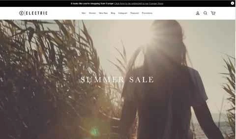 高級アメリカンライフスタイルアクセサリーブランド、Electric。