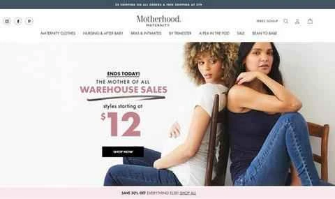 有名なマタニティウェアブランド、マザーフッド。