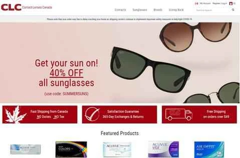 コンタクトレンズカナダ公式ウェブサイト - カナダを代表するコンタクトレンズブランドストア