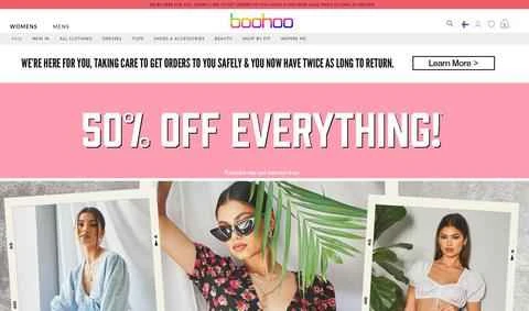 Boohoo Italy 公式サイト ショッピングサイト