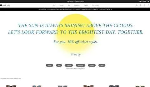 Sunglass Hut UK 公式ウェブサイト アメリカの有名なアイウェアブランド