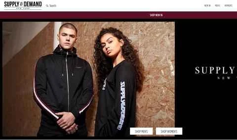 イギリスのストリートウェアブランド、Supply and Demand。