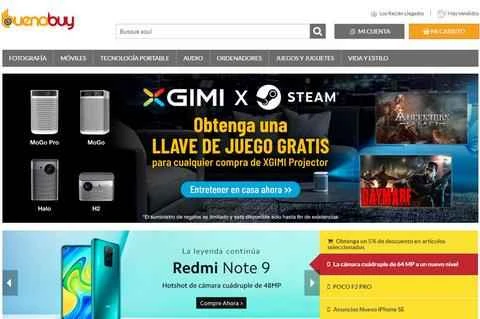 Buenabuy スペイン公式サイト - 家電製品ショッピングサイト