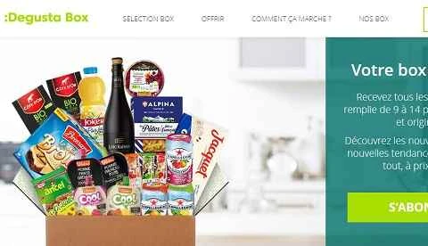 デグスタボックス フランスのウェブサイト FR イタリアのスナックのウェブサイト