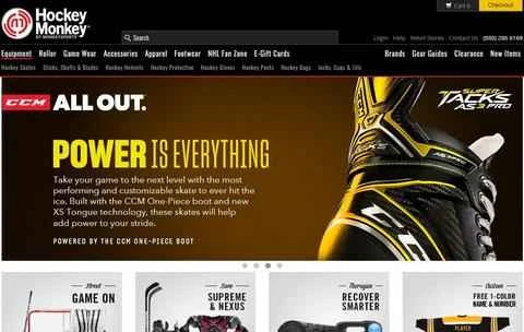 ホッケーモンキー公式サイト、アメリカのホッケー用品ショッピングサイト、画像1 Hockey Monkey官网 美国冰球装备购物网站 第1张