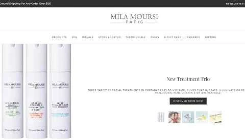 ミラ・モアーズ、アメリカスキンケア研究所