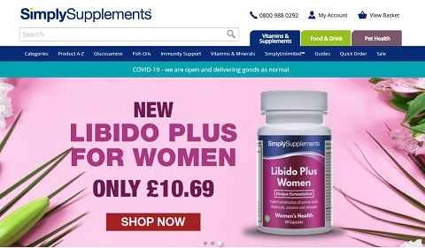 Simply Supplements の公式ウェブサイト - 英国を代表する健康とウェルネス ブランド。