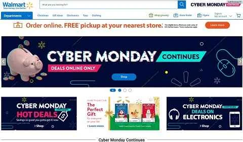 Walmart CA オンラインスーパーマーケット カナダのウェブサイト