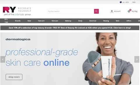 RY（オーストラリア最大のオンライン美容小売業者）