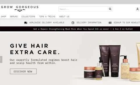 Grow Gorgeous UK 公式ウェブサイト - ヘアケアと成長促進ブランド