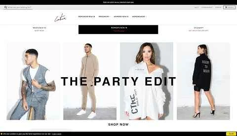 イギリスのファッションブランド、The Couture Clubの公式サイト。