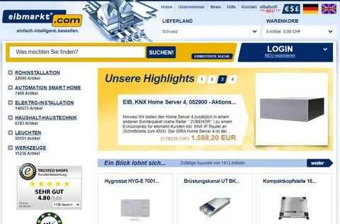 家具とインテリアデザイン素材を扱うスイスのeibmarkt公式サイト