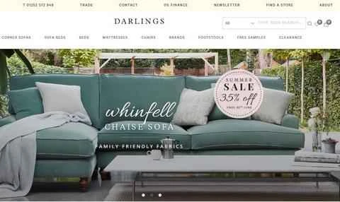Darlings of Chelsea 公式サイト、イギリスのモダンソファショッピングサイト