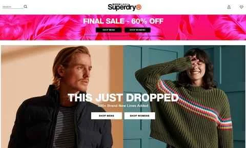 Superdry US公式サイト